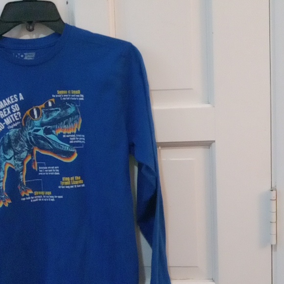 Dinosaur T-Rex Long Sleeve Shirt - Picture 6 of 8